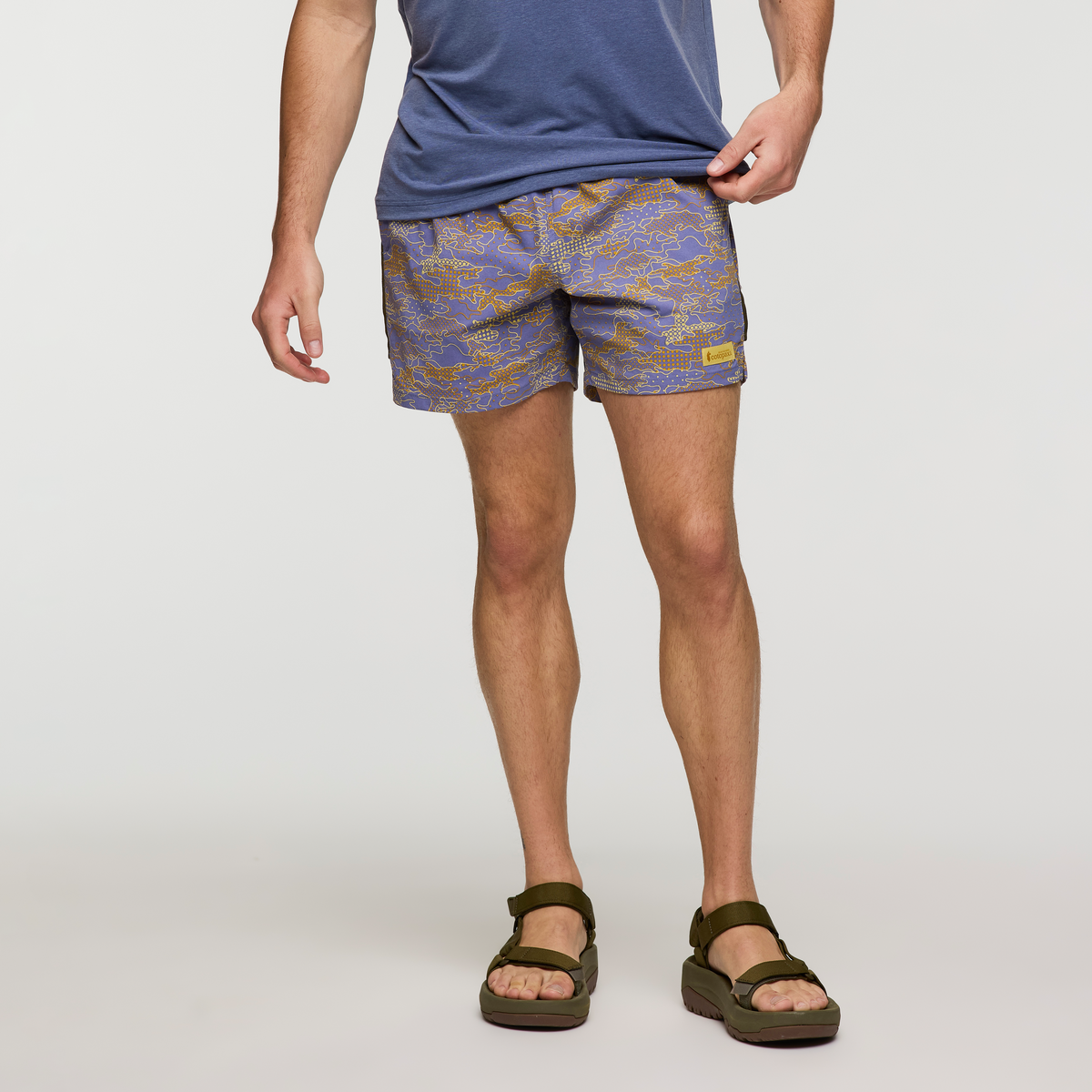Brinco 5" Short - Print - Men's - Scenic Route Blue Smoke - US 7879