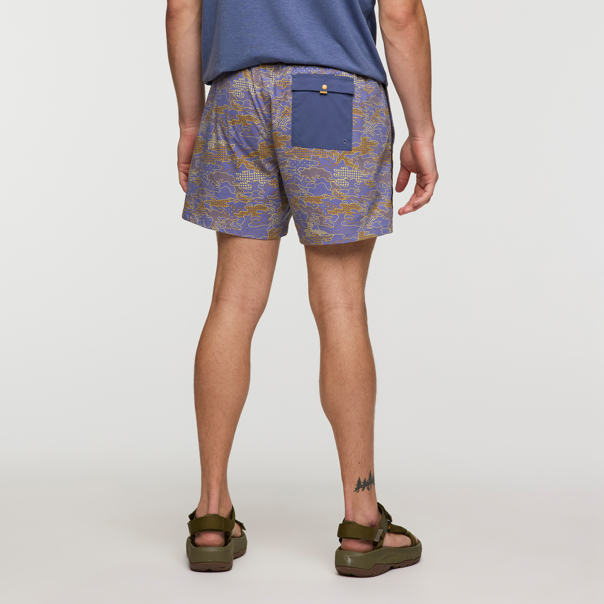 Brinco 5" Short - Print - Men's - Scenic Route Blue Smoke - US 7879