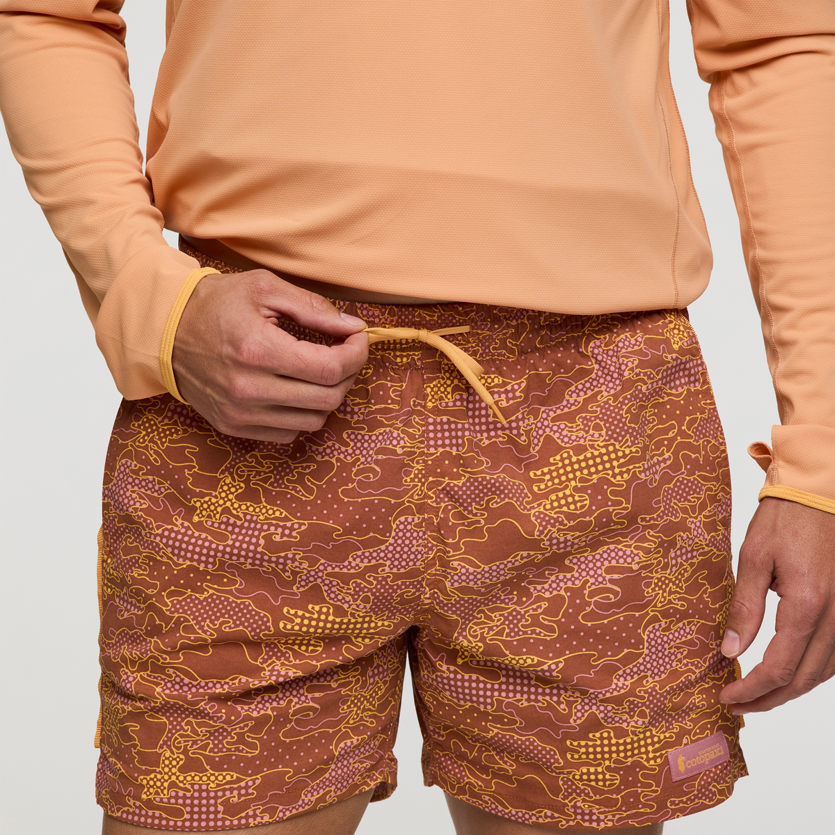 Brinco 5" Short - Print - Men's - Scenic Route Faded Brick - US 8129