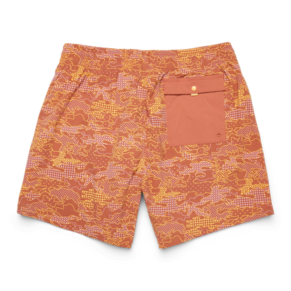Brinco 5" Short - Print - Men's - Scenic Route Faded Brick - US 8129