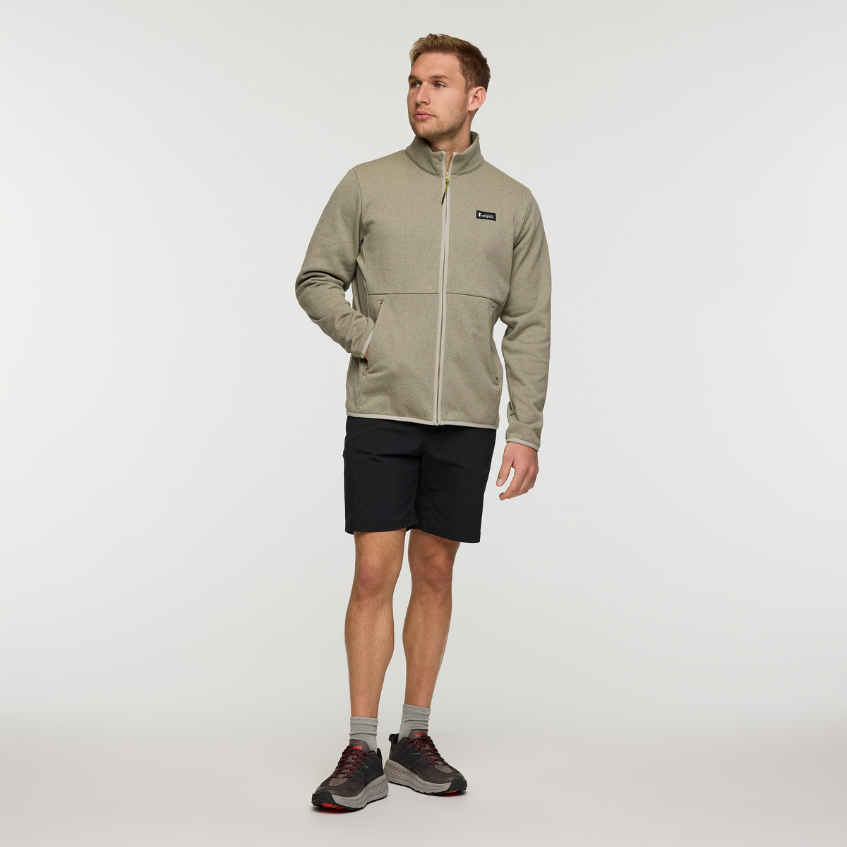 Envo Fleece Full-Zip Jacket - Men's - Heather Pebble - US 6044