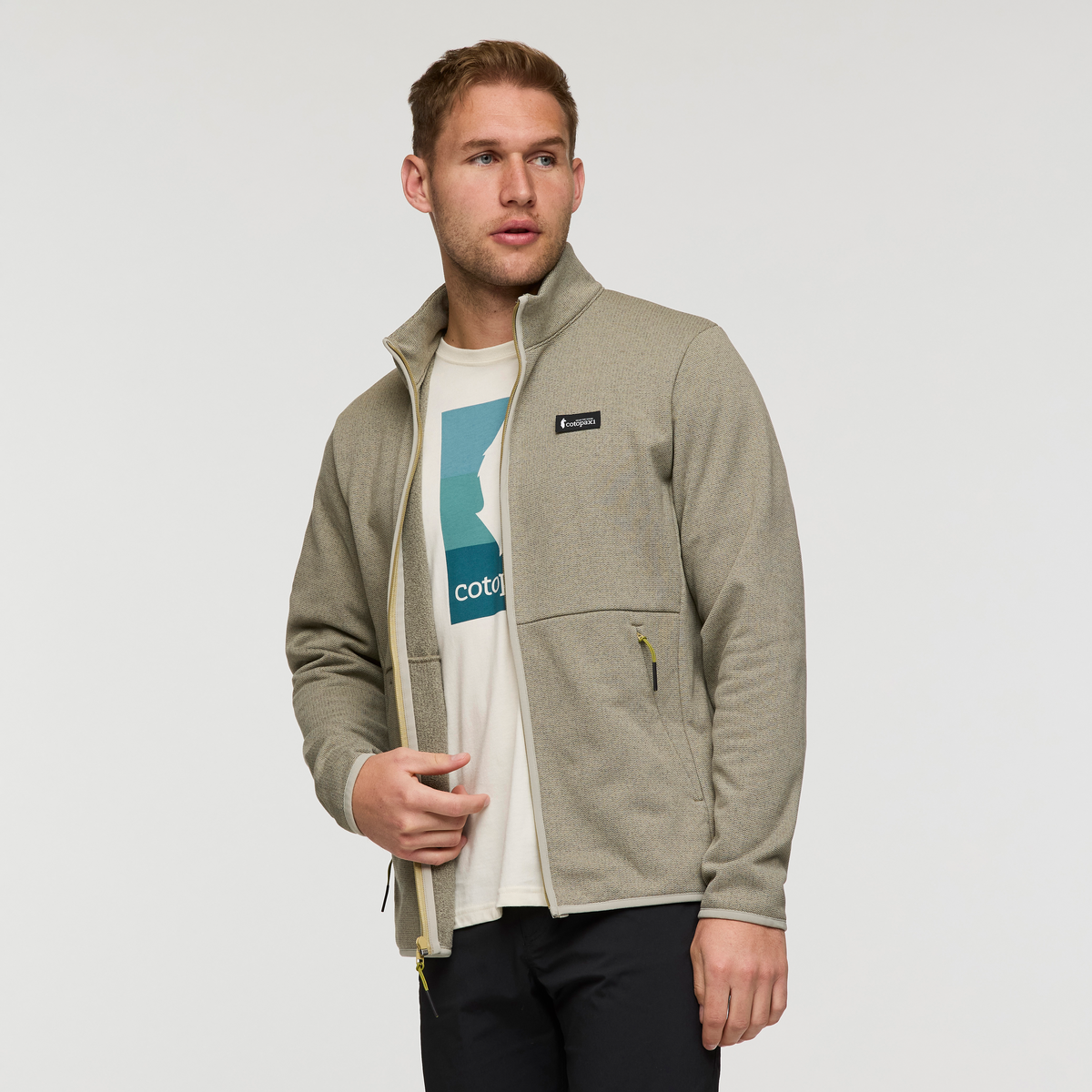 Envo Fleece Full-Zip Jacket - Men's - Heather Pebble - US 6044