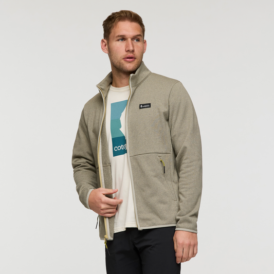 Envo Fleece Full-Zip Jacket - Men's - Heather Pebble - US 6044