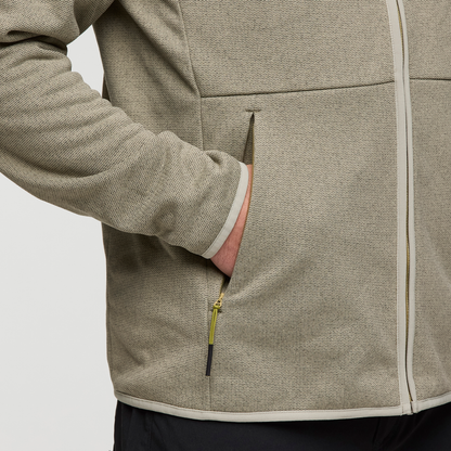 Envo Fleece Full-Zip Jacket - Men's - Heather Pebble - US 6044