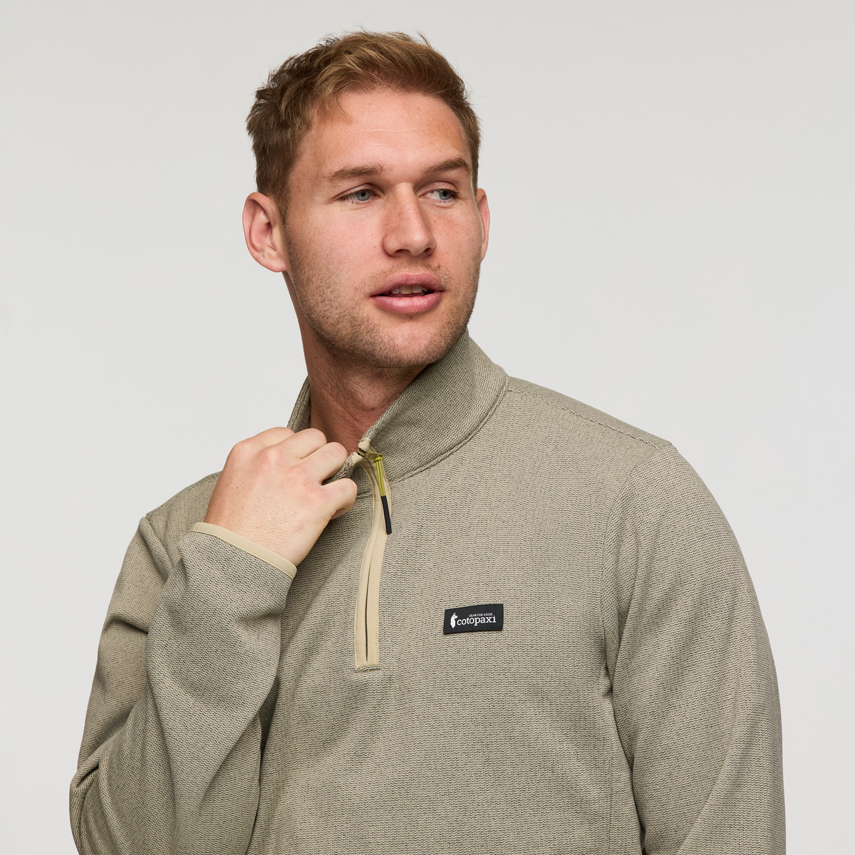 Envo Fleece Quarter-Zip Pullover - Men's - Heather Pebble - US 1154