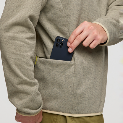 Envo Fleece Quarter-Zip Pullover - Men's - Heather Pebble - US 1154