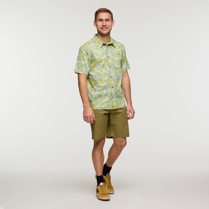 Estival Button Up Shirt - Print - Men's - Galactic Lemongrass - US 2928