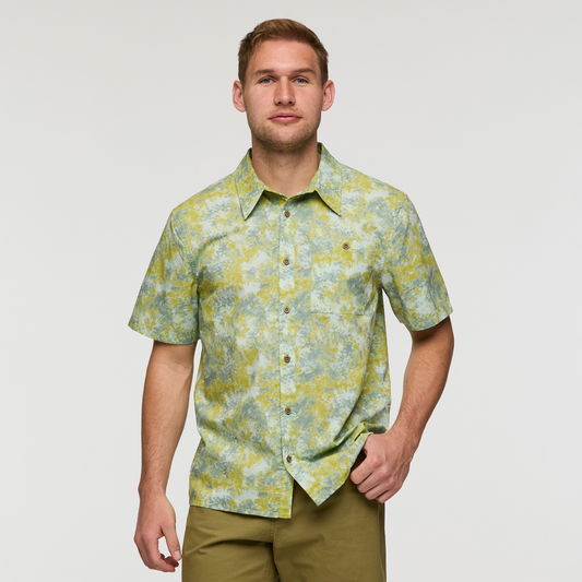 Estival Button Up Shirt - Print - Men's - Galactic Lemongrass - US 2928