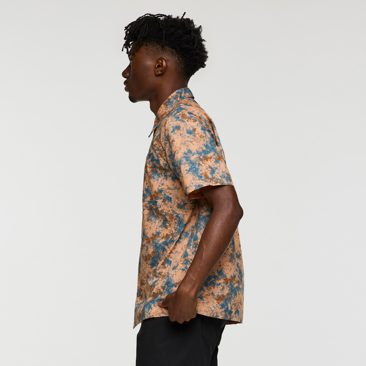 Estival Button Up Shirt - Print - Men's - Galactic Lemongrass - US 2928