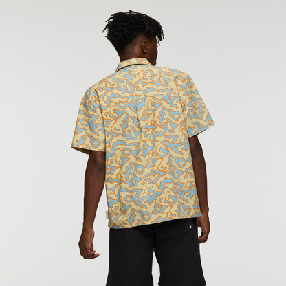 Estival Button Up Shirt - Print - Men's - Island Llama Grain - US 4584