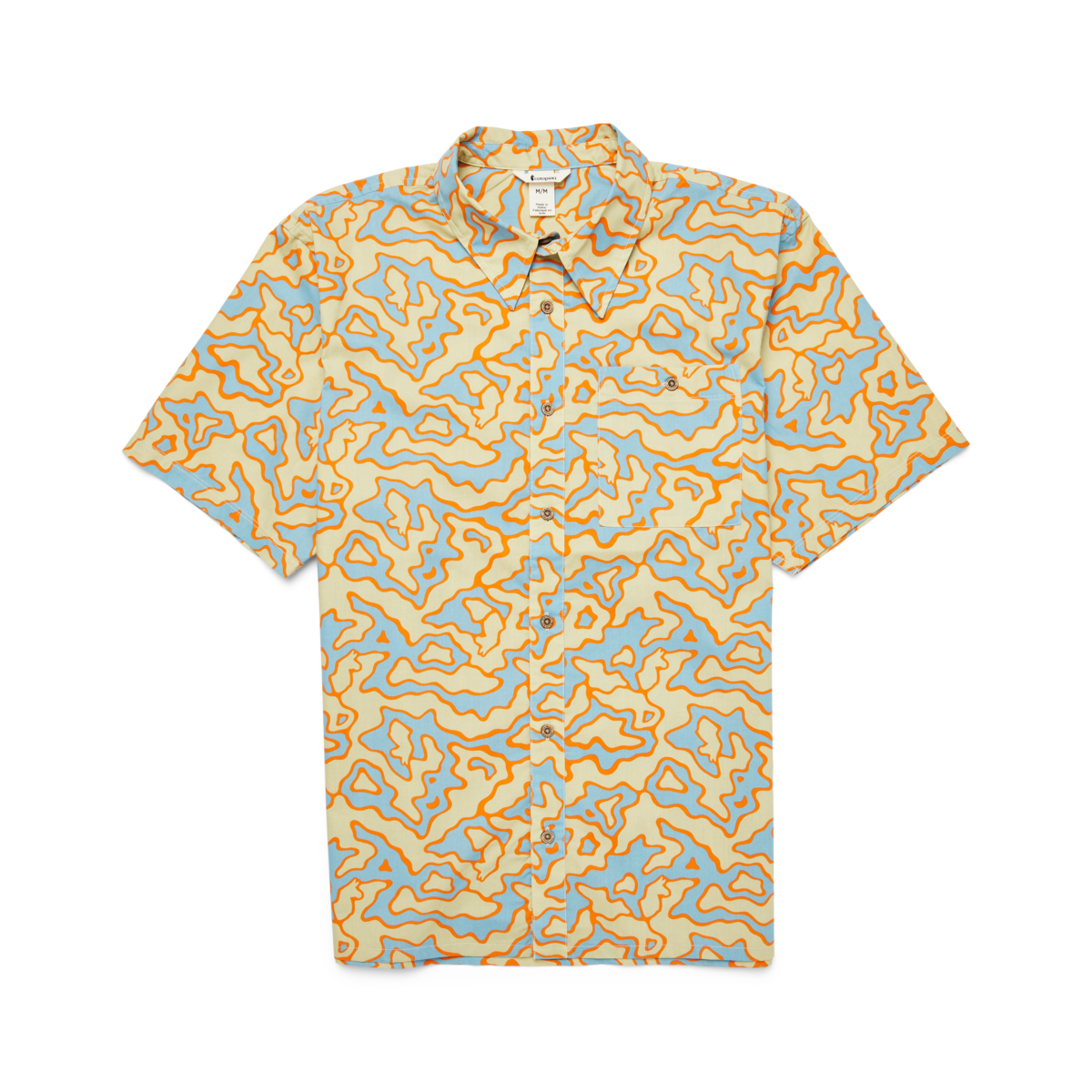 Estival Button Up Shirt - Print - Men's - Island Llama Grain - US 4584