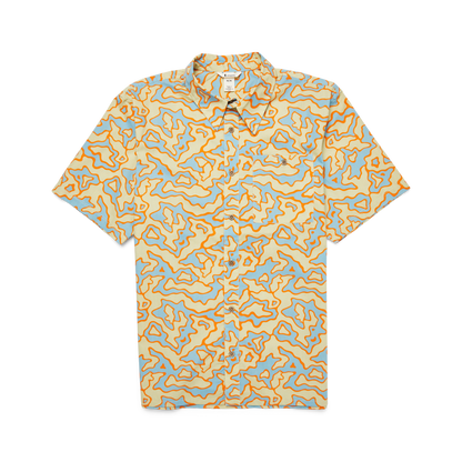 Estival Button Up Shirt - Print - Men's - Island Llama Grain - US 4584