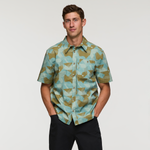 Estival Button Up Shirt - Print - Men's - Reflections Silver Leaf - US 2699