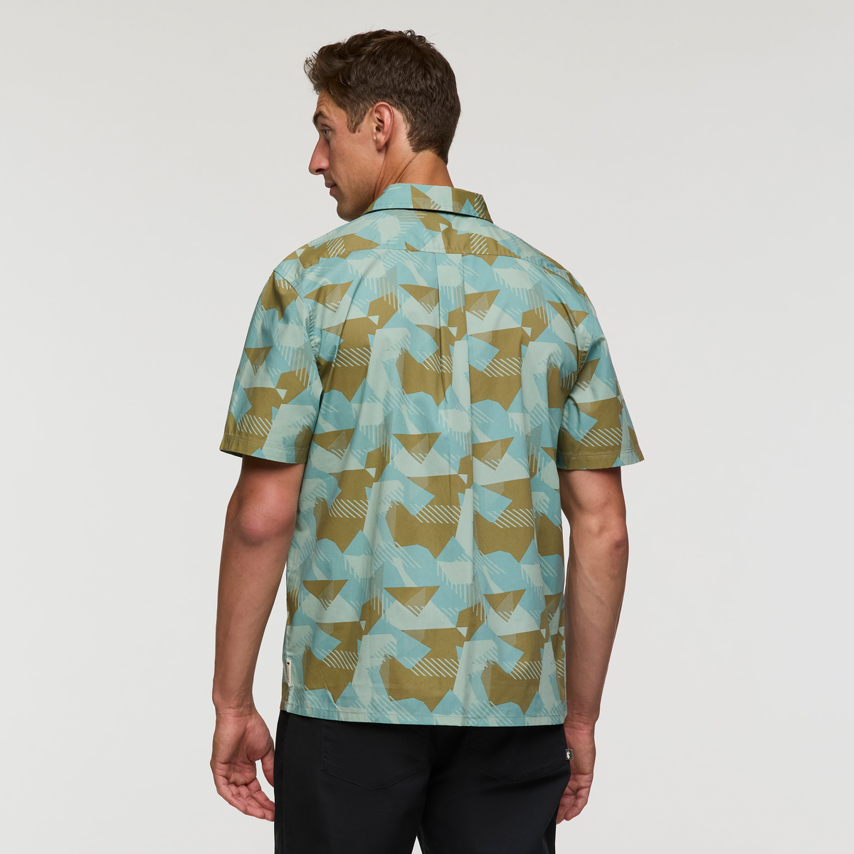 Estival Button Up Shirt - Print - Men's - Reflections Silver Leaf - US 2699