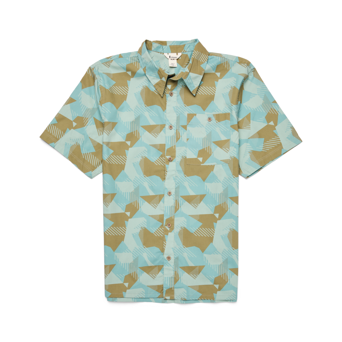 Estival Button Up Shirt - Print - Men's - Reflections Silver Leaf - US 2699