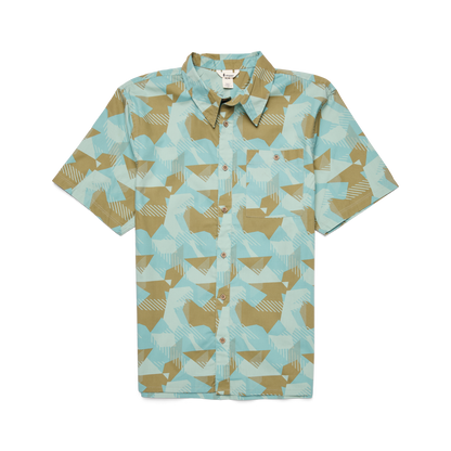 Estival Button Up Shirt - Print - Men's - Reflections Silver Leaf - US 2699