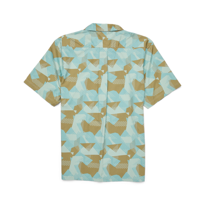 Estival Button Up Shirt - Print - Men's - Reflections Silver Leaf - US 2699