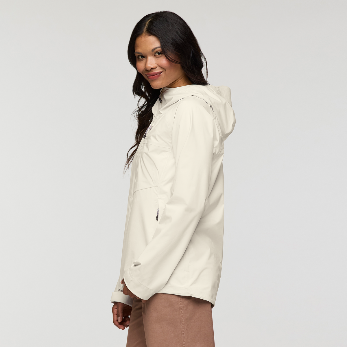 Impermeo 3L Hooded Shell Jacket - Women's - Cotopaxi Bone - US 5117