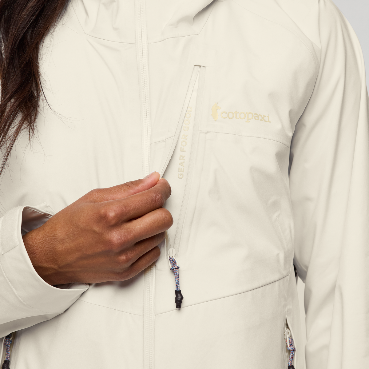 Impermeo 3L Hooded Shell Jacket - Women's - Cotopaxi Bone - US 5117