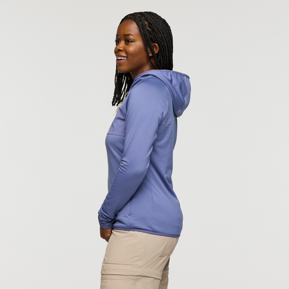 Otero Fleece Full-Zip Hooded Jacket - Women's - Blue Smoke - US 8028