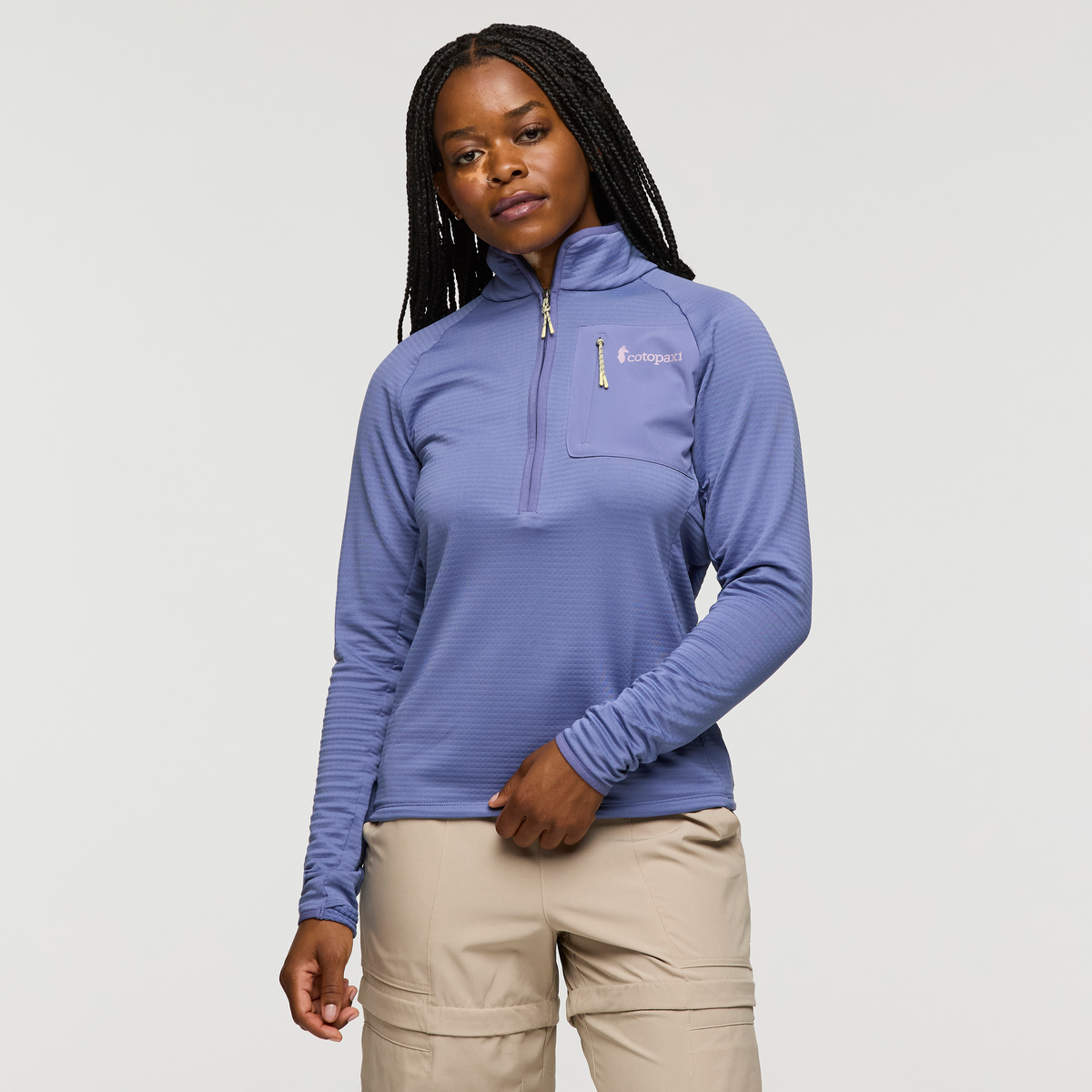 Otero Fleece Half-Zip Pullover - Women's - Blue Smoke - US 4634