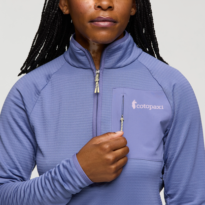 Otero Fleece Half-Zip Pullover - Women's - Blue Smoke - US 4634