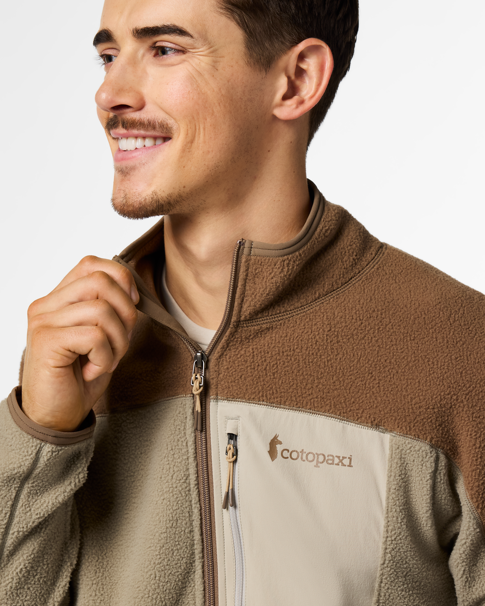 Abrazo Fleece Full-Zip Jacket - Men's - Dune/Stone - US 4995