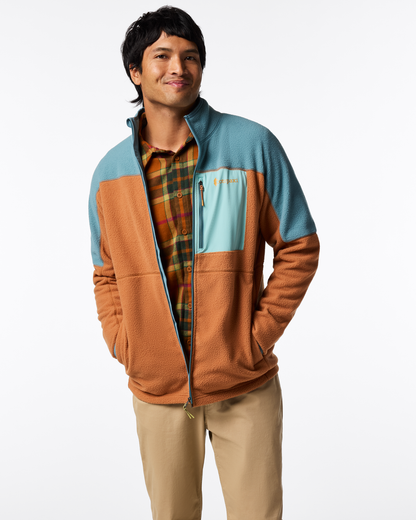 Abrazo Fleece Full-Zip Jacket - Men's - Everglade/Whiskey - US 9162