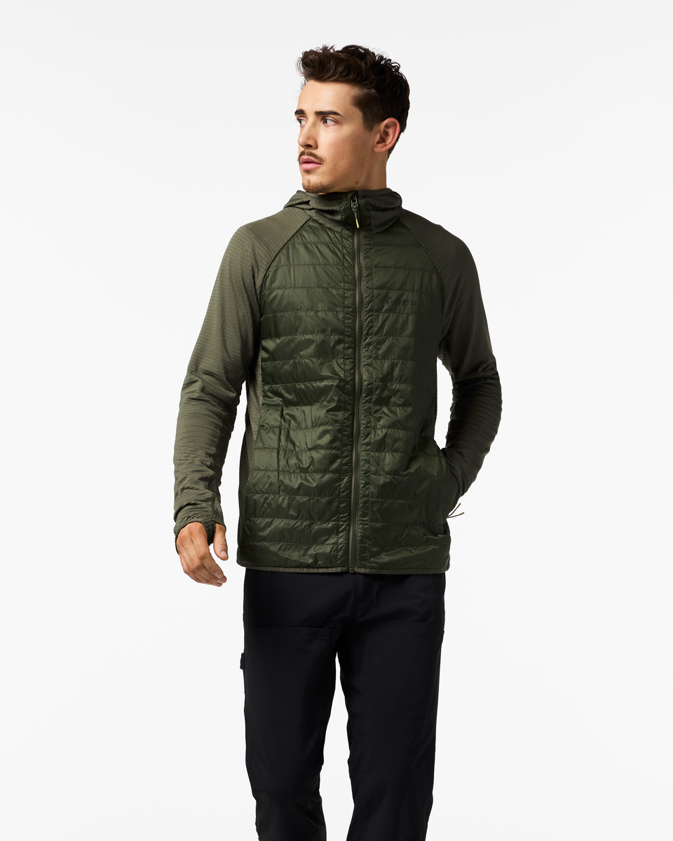 Capa Hybrid Insulated Hooded Jacket - Men's - Fatigue - US 5558