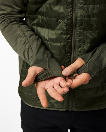 Capa Hybrid Insulated Hooded Jacket - Men's - Fatigue - US 5558