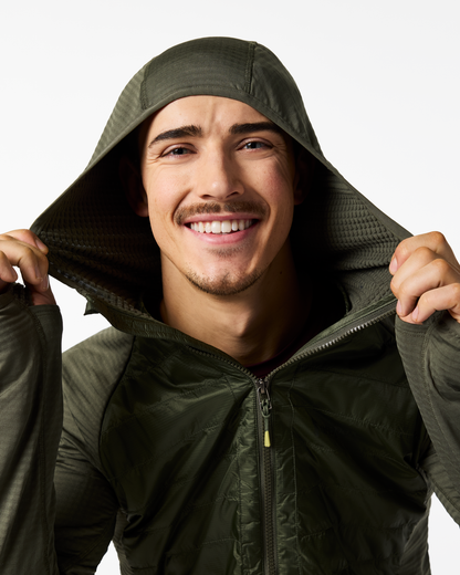 Capa Hybrid Insulated Hooded Jacket - Men's - Fatigue - US 5558
