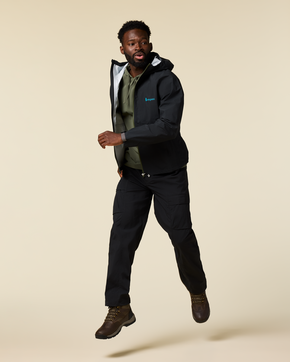 Cielo Rain Jacket - Men's - All Black - US 1544