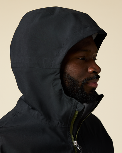Cielo Rain Jacket - Men's - All Black - US 1544
