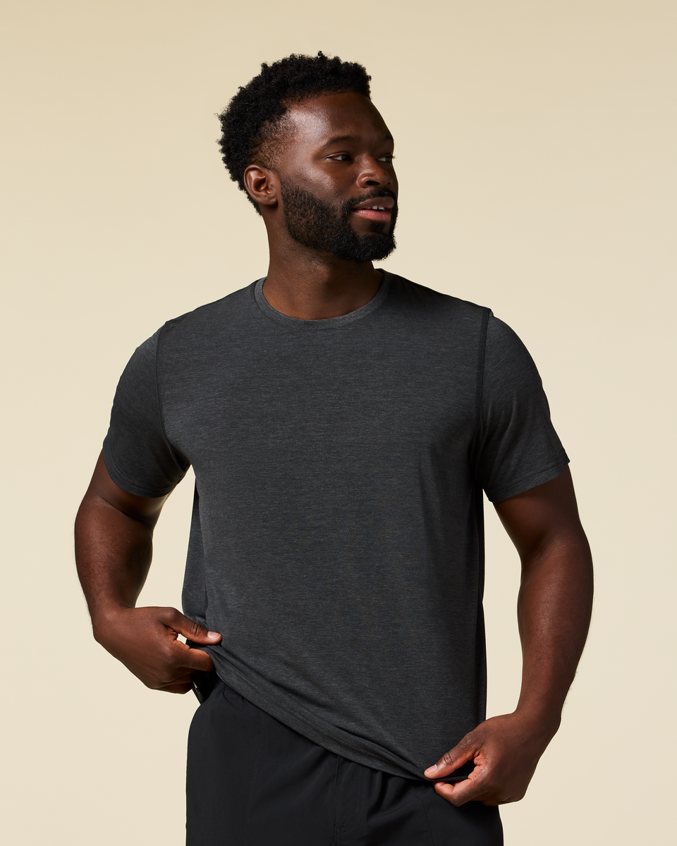 Empaca Crew T-Shirt - Men's - Heather Black - US 6395