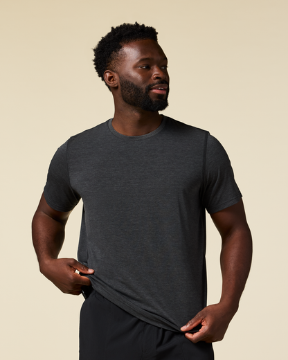 Empaca Crew T-Shirt - Men's - Heather Black - US 6395