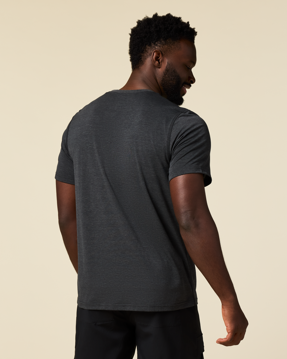 Empaca Crew T-Shirt - Men's - Heather Black - US 6395