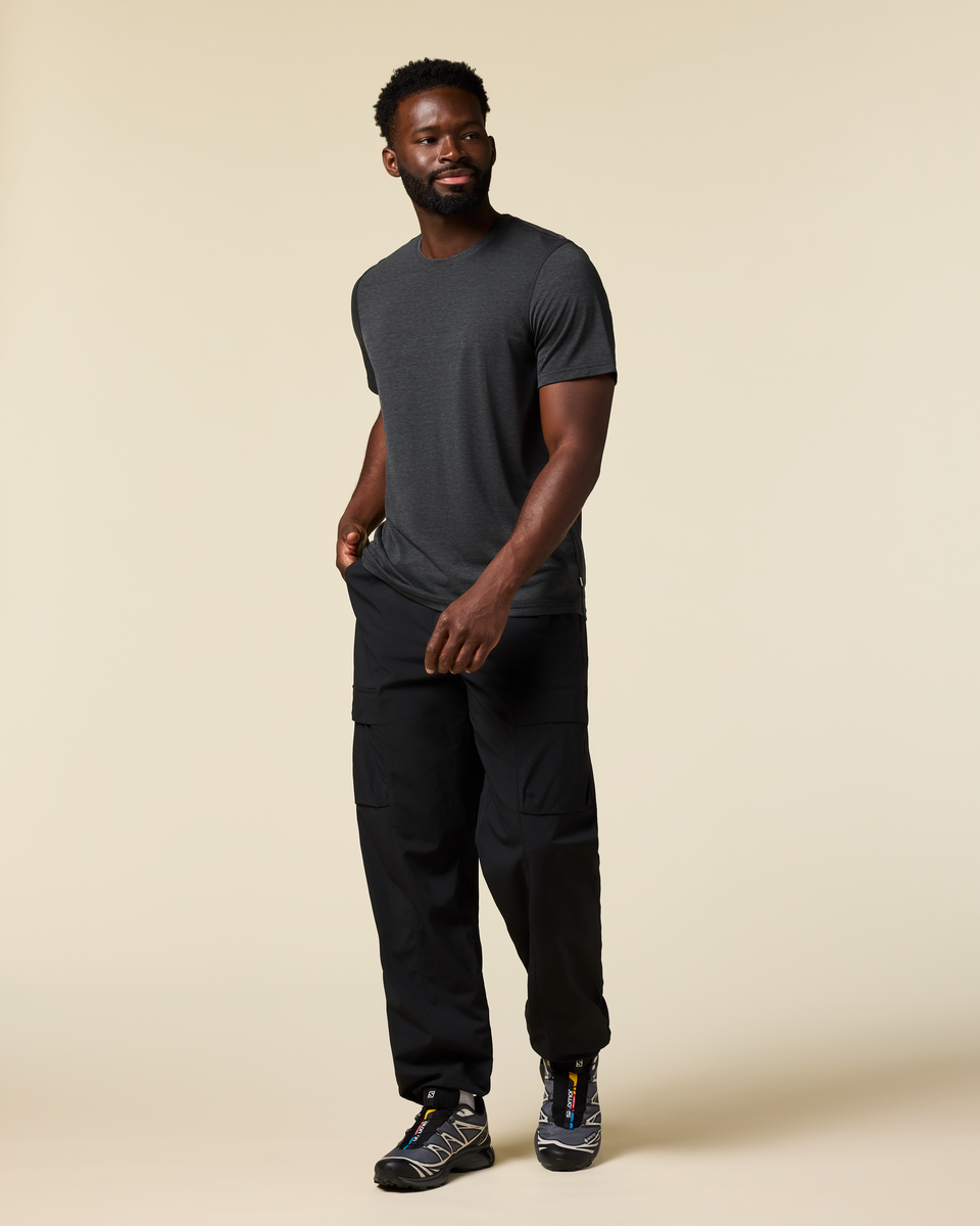 Empaca Crew T-Shirt - Men's - Heather Black - US 6395