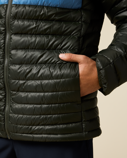 Fuego Down Hooded Jacket - Men's - Woods Stripes - US 3157
