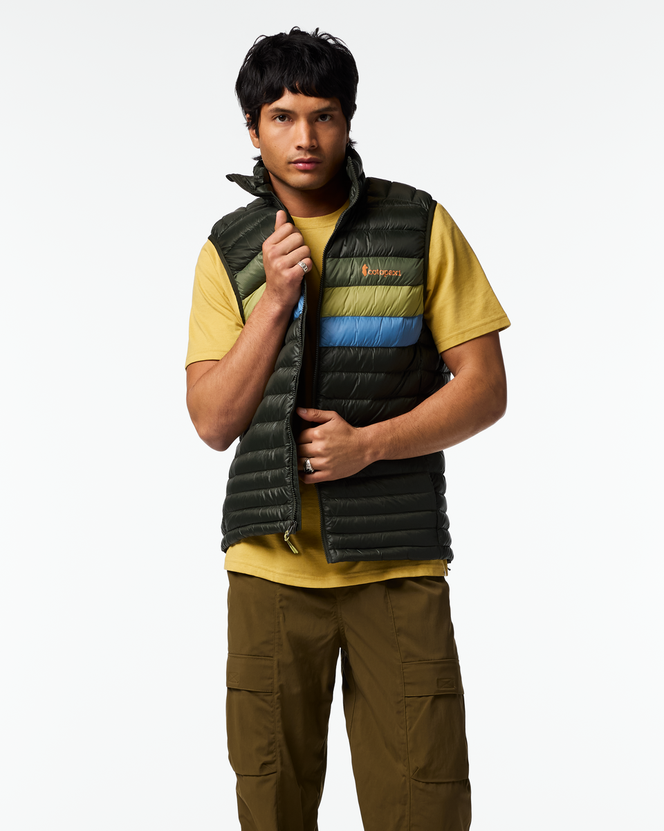 Fuego Down Vest - Men's - Woods Stripes - US 4115