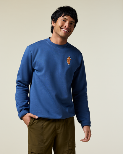 Lava Llama Crew Sweatshirt - Men's - Deep Sea - US 2325