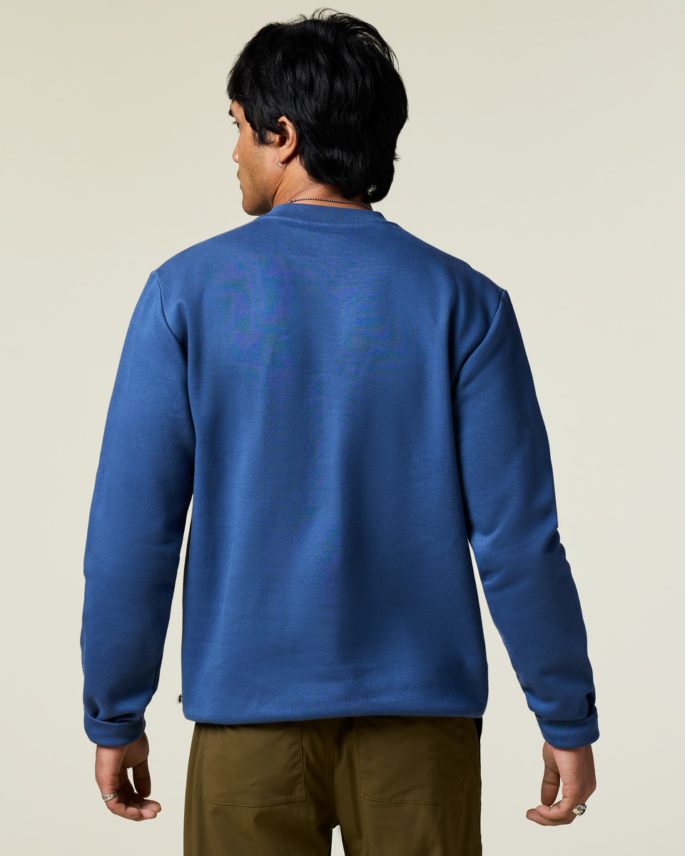 Lava Llama Crew Sweatshirt - Men's - Deep Sea - US 2325