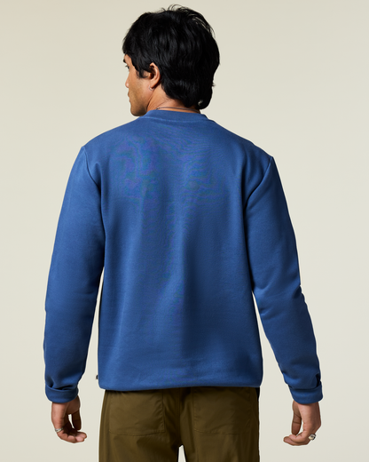 Lava Llama Crew Sweatshirt - Men's - Deep Sea - US 2325