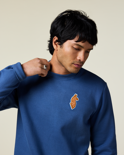 Lava Llama Crew Sweatshirt - Men's - Deep Sea - US 2325