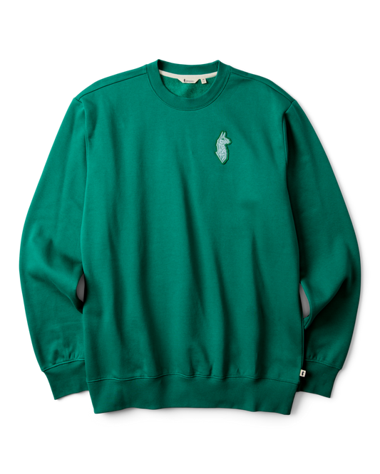 Lava Llama Crew Sweatshirt - Men's - Malachite - US 6672
