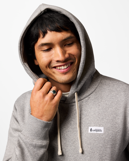Llama Patch Pullover Hoodie - Men's - Heather Grey - US 7278