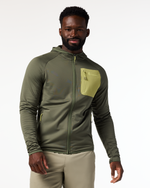 Otero Fleece Full-Zip Hooded Jacket - Men's - Fatigue - US 5980