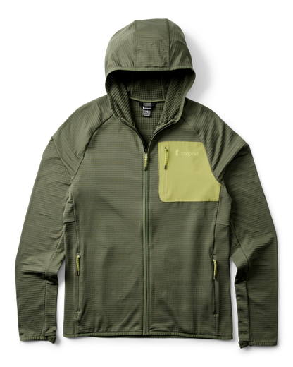 Otero Fleece Full-Zip Hooded Jacket - Men's - Fatigue - US 5980