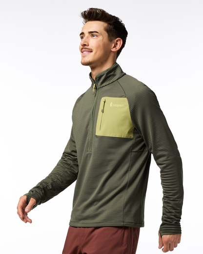 Otero Fleece Half-Zip Pullover - Men's - Fatigue - US 5193