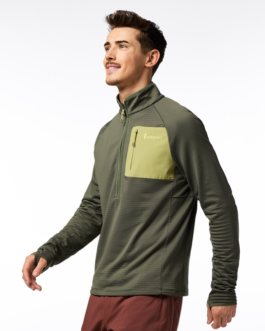 Otero Fleece Half-Zip Pullover - Men's - Fatigue - US 5193