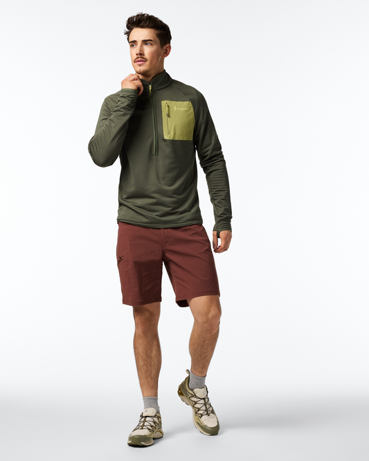 Otero Fleece Half-Zip Pullover - Men's - Fatigue - US 5193